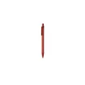 Variante rouge - Stylo bille personnalisable en carton recyclé avec logo - Stylo Pinix