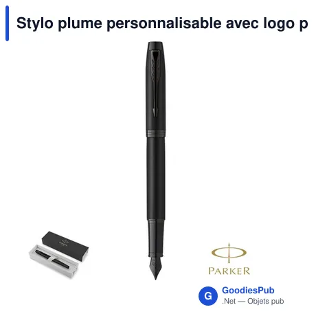 Stylo plume personnalisable avec logo pour entreprises