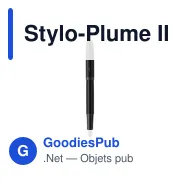 Stylo plume personnalisable avec logo pour entreprises - Miniature 2