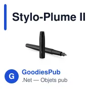 Stylo plume personnalisable avec logo pour entreprises - Miniature 3