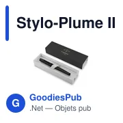 Stylo plume personnalisable avec logo pour entreprises - Miniature 4
