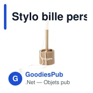 Stylo bille personnalisable avec logo pour communication B2B - Miniature 1