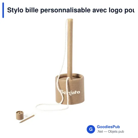 Stylo bille personnalisable avec logo pour communication B2B