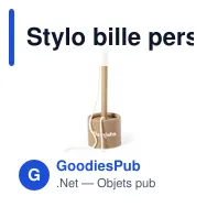 Stylo bille personnalisable avec logo pour communication B2B - Miniature 2