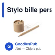 Stylo bille personnalisable avec logo pour communication B2B - Miniature 3