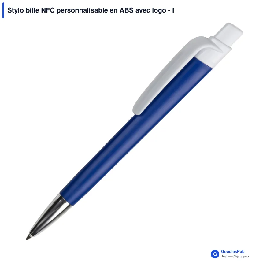 Stylo bille NFC personnalisable en ABS avec logo - Prisma - Image 6
