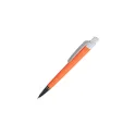 Variante Orange / Blanc - Stylo bille NFC personnalisable en ABS avec logo - Prisma