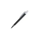 Variante Noir / blanc - Stylo bille NFC personnalisable en ABS avec logo - Prisma