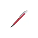 Variante Rouge / blanc - Stylo bille NFC personnalisable en ABS avec logo - Prisma