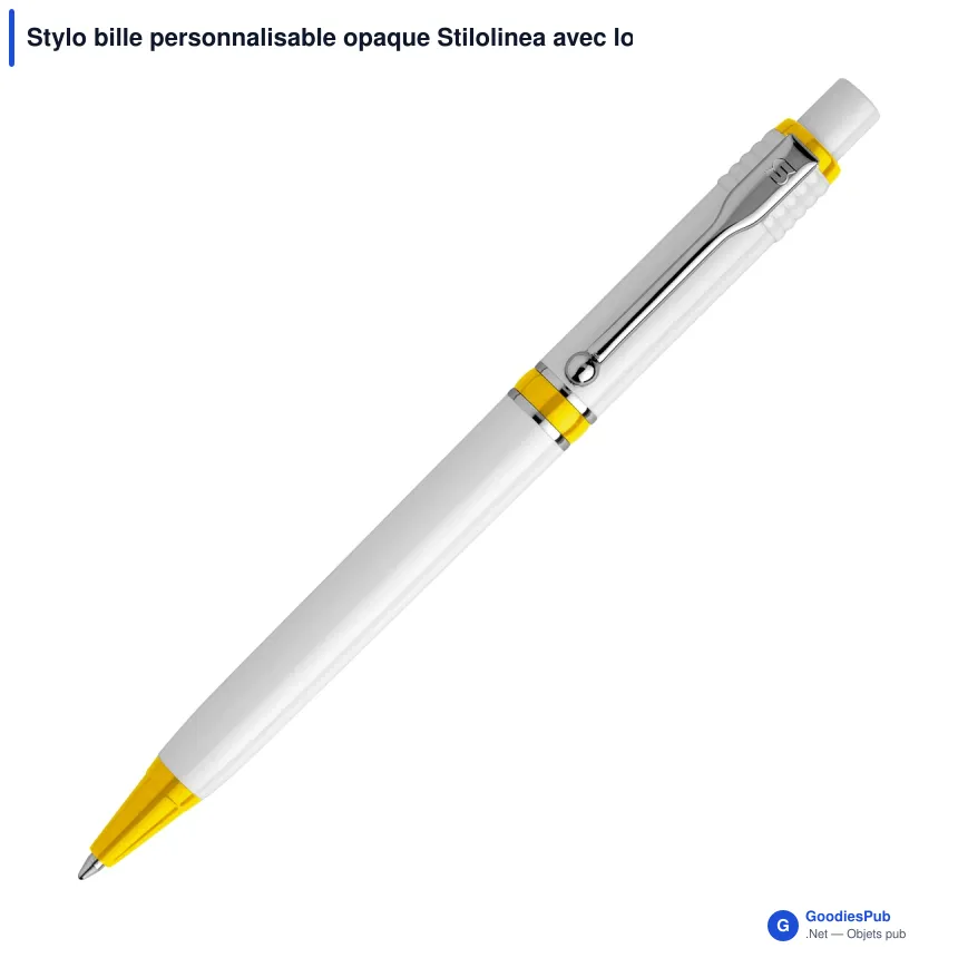 Stylo bille personnalisable opaque Stilolinea avec logo - Raja - Image 4