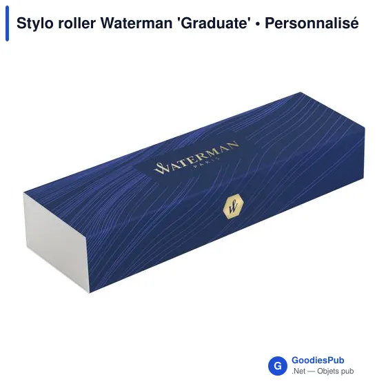 Stylo roller personnalisable Waterman 'Graduate' avec logo - Image 4
