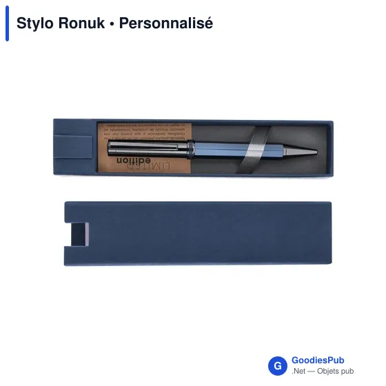 Stylo bille personnalisable avec logo pour entreprises - Limited Edition - Image 4