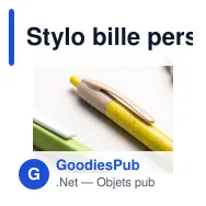 Stylo bille personnalisable Rosdy avec logo - Écriture éco-responsable - Miniature 12