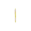 Variante jaune - Stylo bille personnalisable Rosdy avec logo - Écriture éco-responsable