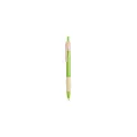 Variante vert - Stylo bille personnalisable Rosdy avec logo - Écriture éco-responsable