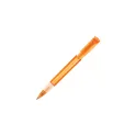Variante Transparent Orange - Stylo bille personnalisable transparent à grip avec logo - Stilolinea S40 Grip