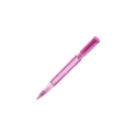 Variante Transparent rose - Stylo bille personnalisable transparent à grip avec logo - Stilolinea S40 Grip