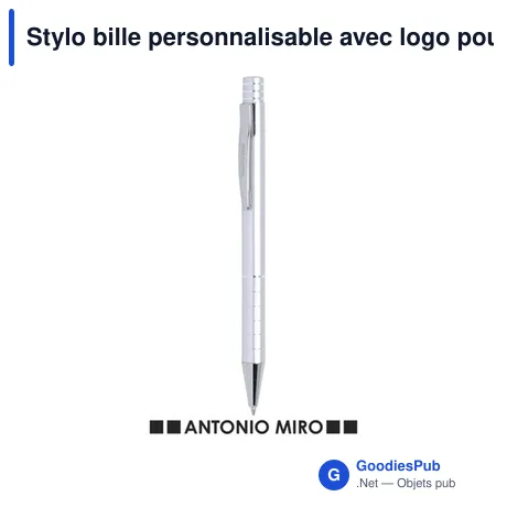 Stylo bille personnalisable avec logo pour entreprises - Antonio Miró
