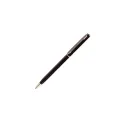 Variante Noir - Stylo bille personnalisable fin en métal avec logo - Slim