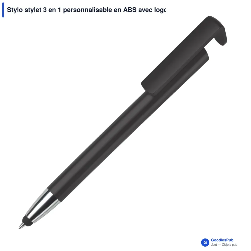 Stylo stylet 3 en 1 personnalisable en ABS avec logo - Image 5