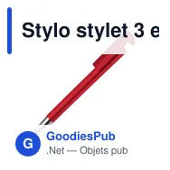 Stylo stylet 3 en 1 personnalisable en ABS avec logo - Miniature 7