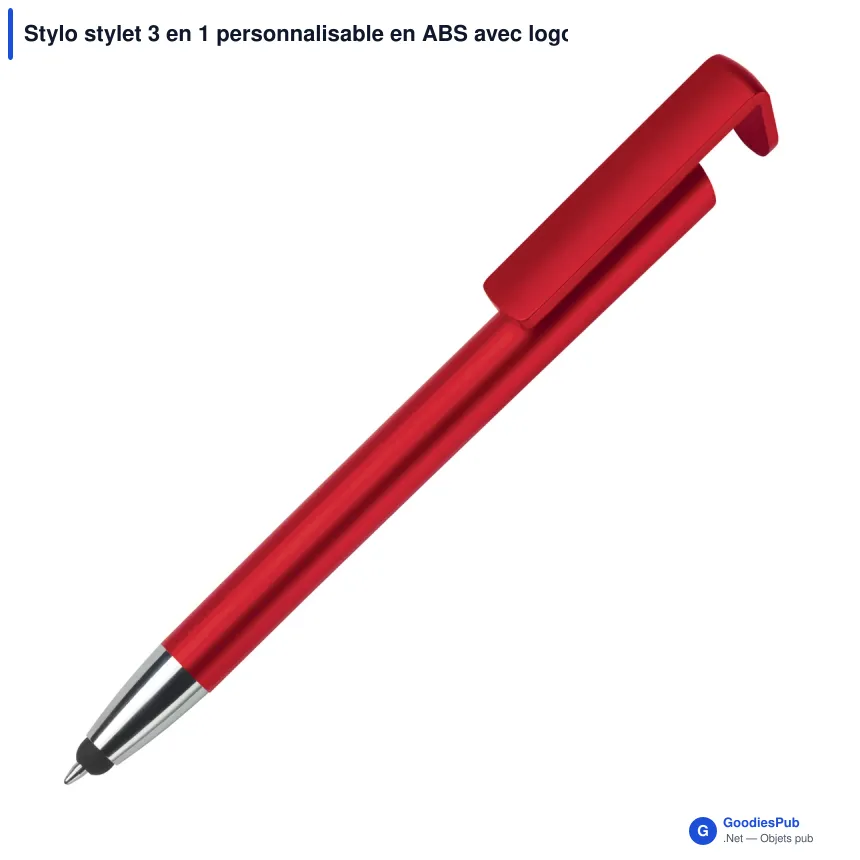 Stylo stylet 3 en 1 personnalisable en ABS avec logo - Image 7