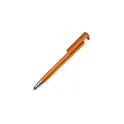 Variante Orange - Stylo stylet 3 en 1 personnalisable en ABS avec logo