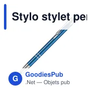 Stylo stylet personnalisable en aluminium avec logo - Alicante - Miniature 4