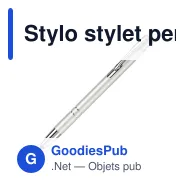 Stylo stylet personnalisable en aluminium avec logo - Alicante - Miniature 5