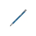Variante Bleu foncé - Stylo stylet personnalisable en aluminium avec logo - Alicante