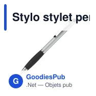 Stylo stylet personnalisable en ABS et métal avec logo - Mercurius - Miniature 2