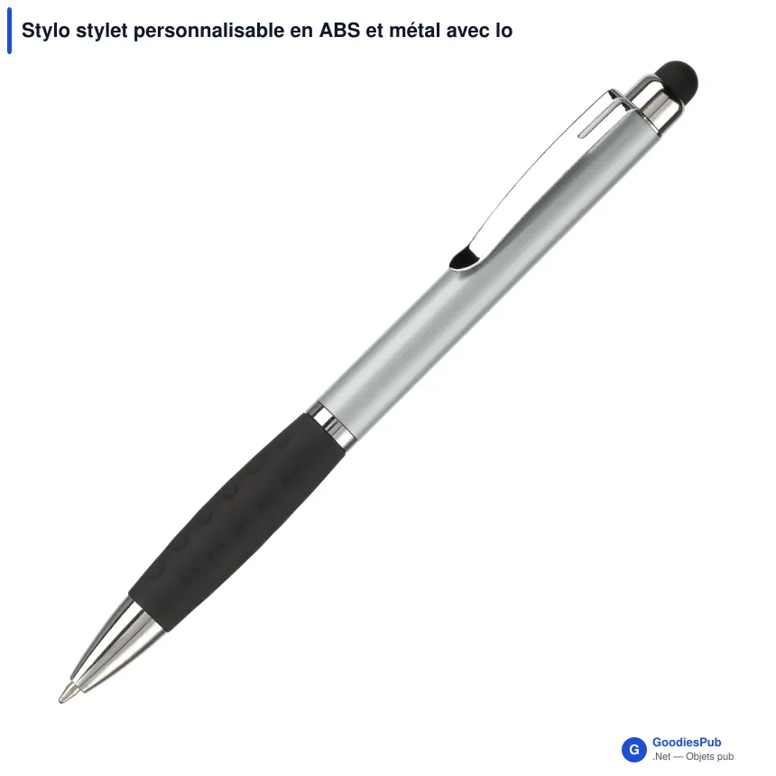 Stylo stylet personnalisable en ABS et métal avec logo - Mercurius - Image 2