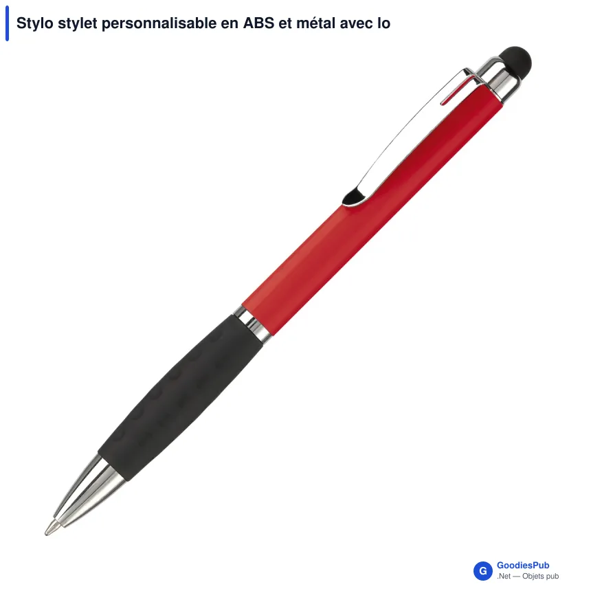 Stylo stylet personnalisable en ABS et métal avec logo - Mercurius - Image 3