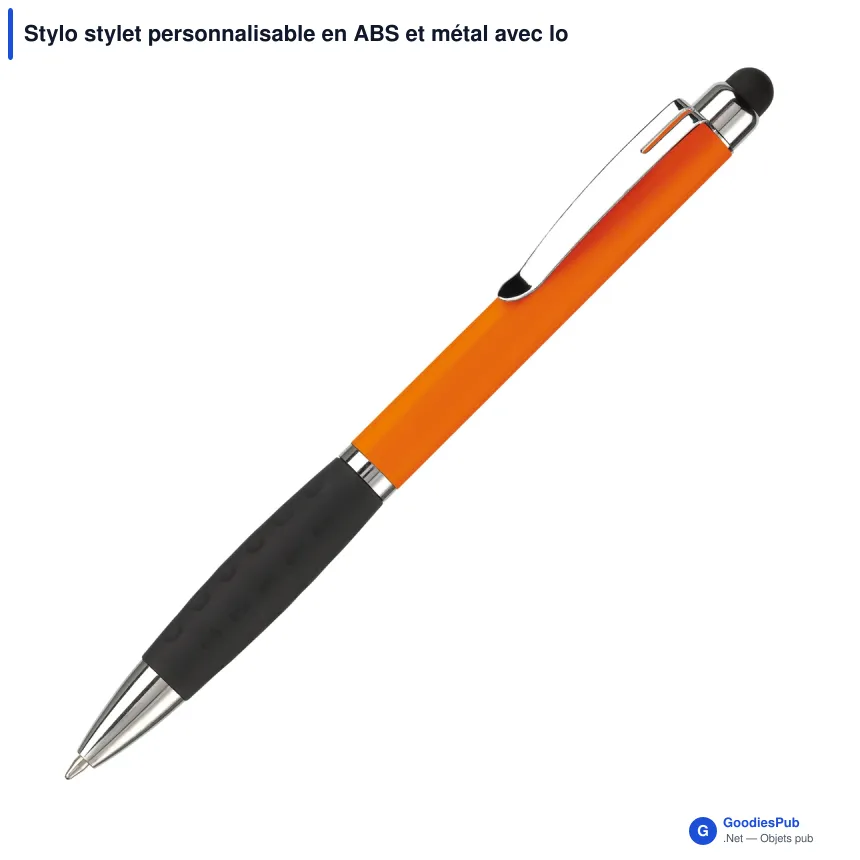Stylo stylet personnalisable en ABS et métal avec logo - Mercurius - Image 4
