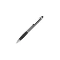 Variante Gris foncé - Stylo stylet personnalisable en ABS et métal avec logo - Mercurius
