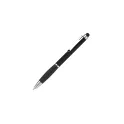 Variante Noir - Stylo stylet personnalisable en ABS et métal avec logo - Mercurius