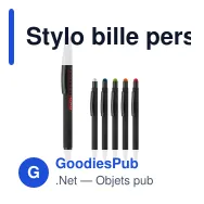 Stylo bille personnalisable caoutchouté avec stylet avec logo - New York - Miniature 1