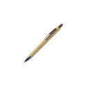 Variante Rouge - Stylo-stylet personnalisable en bambou avec logo - New York