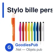 Stylo bille personnalisable avec stylet tactile avec logo - Touchy - Miniature 1