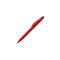 Variante Rouge / Noir - Stylo bille personnalisable avec stylet tactile avec logo - Touchy