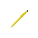 Variante Jaune / noir - Stylo bille personnalisable avec stylet tactile avec logo - Touchy