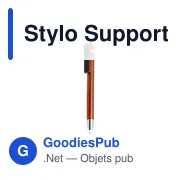 Stylo à bille multifonction personnalisable avec support mobile - Finexavec logo - Miniature 1