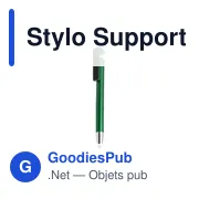 Stylo à bille multifonction personnalisable avec support mobile - Finexavec logo - Miniature 6