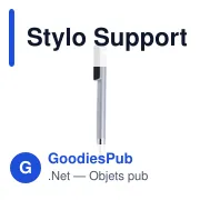 Stylo à bille multifonction personnalisable avec support mobile - Finexavec logo - Miniature 7