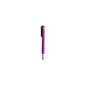 Variante fuchsia - Stylo à bille multifonction personnalisable avec support mobile - Finexavec logo