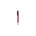 Variante rouge - Stylo à bille multifonction personnalisable avec support mobile - Finexavec logo