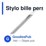 Stylo bille personnalisable en métal à 5 anneaux avec logo - Talagante - Miniature 3