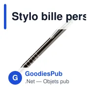Stylo bille personnalisable en métal à 5 anneaux avec logo - Talagante - Miniature 5