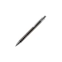 Variante Gris - Stylo bille personnalisable en métal à 5 anneaux avec logo - Talagante
