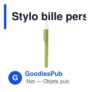 Stylo bille personnalisable en bambou avec logo - Stylo Tarflex - Miniature 11